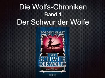 Die Wolfschroniken Band 1