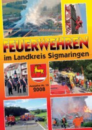 im Landkreis Sigmaringen - Feuerwehr Krauchenwies