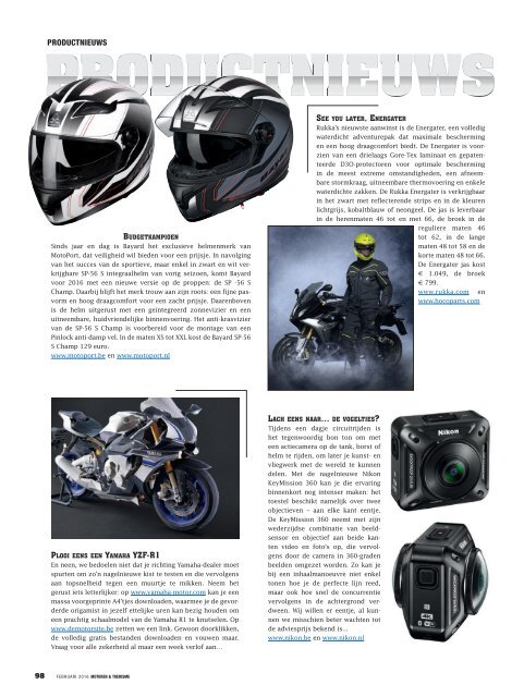 Motoren & Toerisme Februari 2016