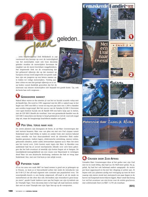 Motoren & Toerisme November 2015