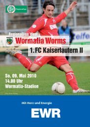 09.05.2010 1.FC Kaiserslautern II - Wormatia Worms