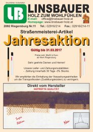 Linsbauer - Winteraktion 2016