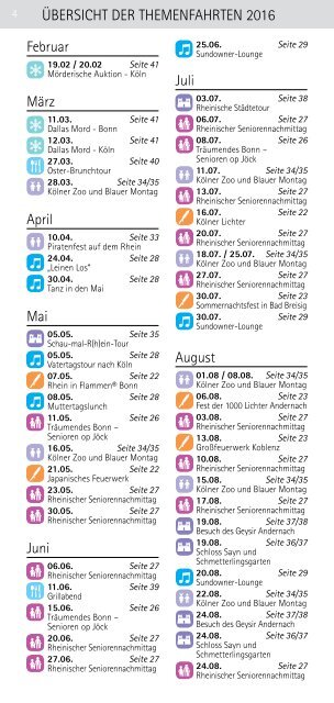 Fahrplan 2016