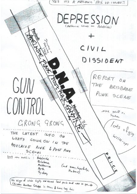 DNA Fanzine,  Issue 36, 1984