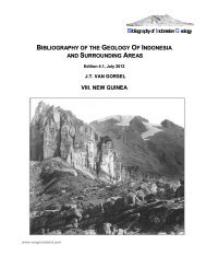 VIII. NEW GUINEA - Bibliography of Indonesia Geology