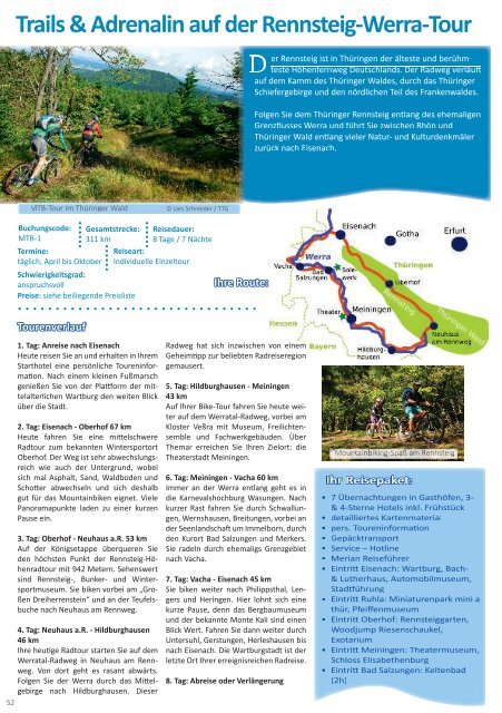 Radfahren in Thüringen Katalog 2016/2017