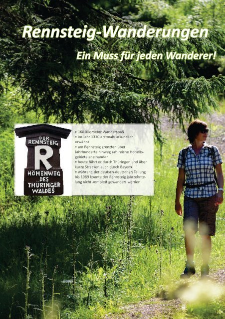 Wandern in Thüringen Katalog 2016/2017