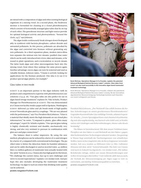 Technology Magazine "SCHOTT solutions" Edition 1/2016