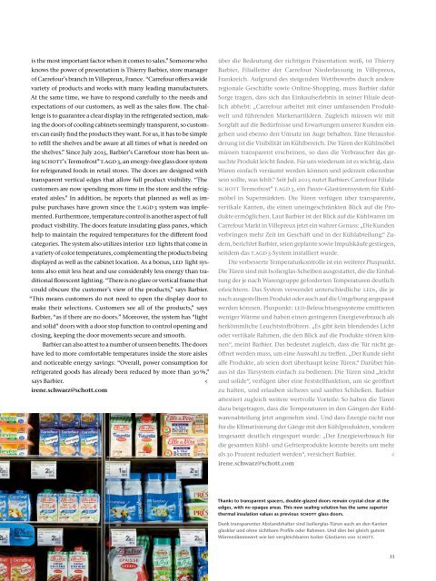 Technology Magazine "SCHOTT solutions" Edition 1/2016