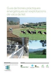 Guia de bones pràctiques energètiques en explotacions de vaca de llet