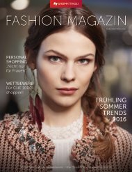 FASHION MAGAZIN Frühling 2016