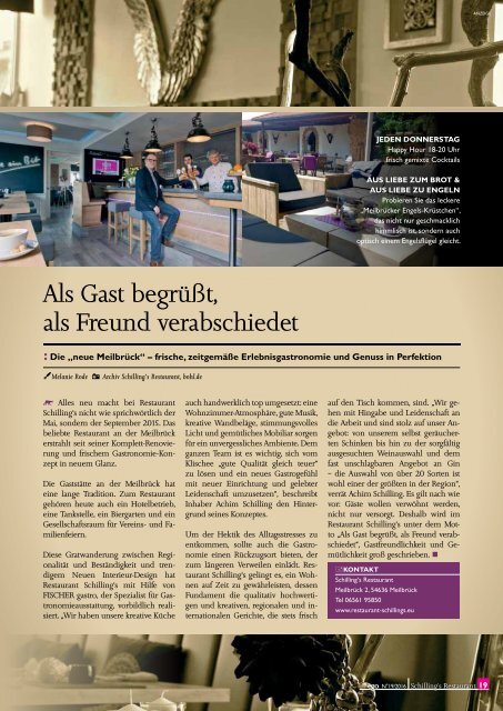 ego Magazin Bitburg & Südeifel - Ausgabe 19