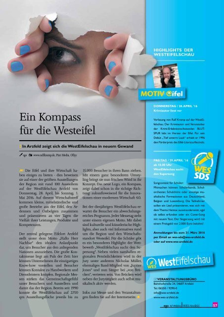 ego Magazin Bitburg & Südeifel - Ausgabe 19