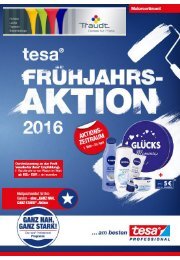 Frühjahrswerbung 2016 tesa