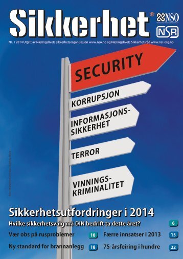 Sikkerhet nr. 1 / 2014