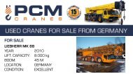 LIEBHERR MK 88 2010 for sale, used mobile crane, from Germany, PCM Cranes, zu Verkaufen gebrauchter Mobilkran, Autokran, Teleskopkran, aus Deutschland