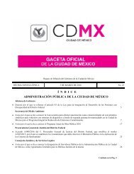 Í N D I C E ADMINISTRACIÓN PÚBLICA DE LA CIUDAD DE MÉXICO