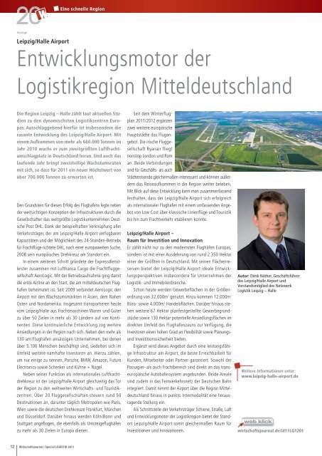 Logistik Special - Wirtschaftsjournal