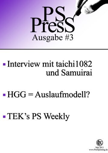 Samuirai und taichi1082 zum Thema - German Penspinning ...