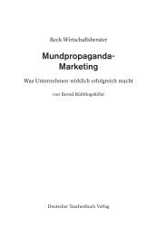 Mundpropaganda- Marketing - Bernd Röthlingshöfer