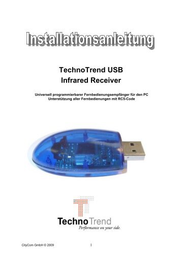 TechnoTrend USB Infrared Receiver