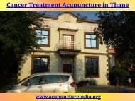 Cancer Treatment Acupuncture in Thane