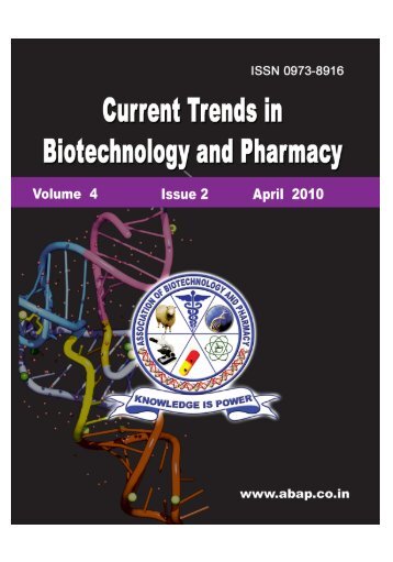 Journal 2010 Final Apirl-15.p65 - Association of Biotechnology and ...