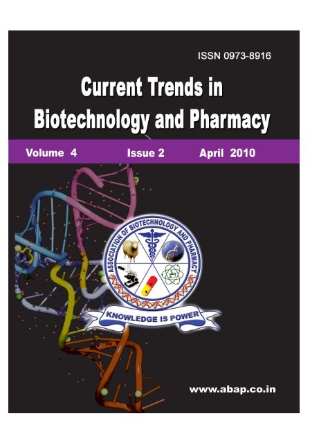 Journal 2010 Final Apirl-15.p65 - Association of Biotechnology and ...
