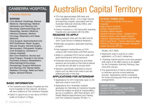 Intern and Residents Guide 2012 - The Australian Medical Students ...