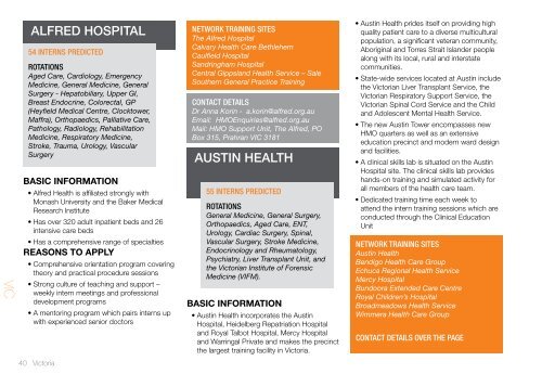 Intern and Residents Guide 2012 - The Australian Medical Students ...