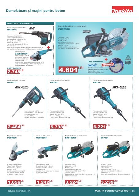 Makita pentru Constructii 2016