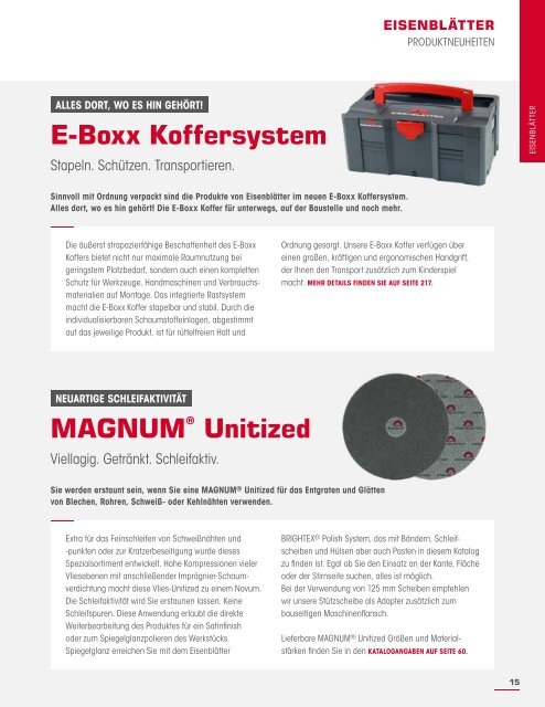 Eisenblätter Hauptkatalog 2016