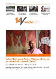 Yulier Rodríguez Pérez “Somos almas en un purgatorio llamado Cuba”