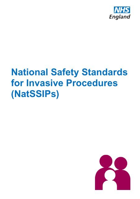 for Invasive Procedures (NatSSIPs)