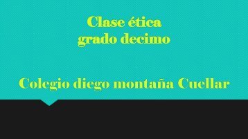 Clase ética