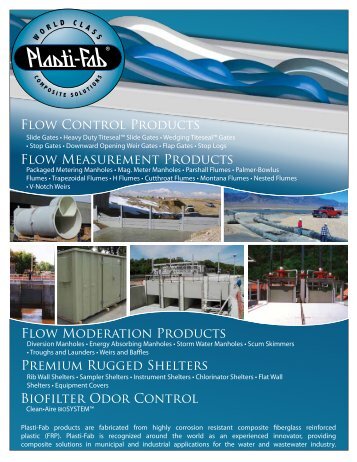 Premium Rugged Shelters Flow Control Products ... - Plasti-Fab, Inc.