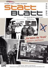 stattblatt verlag, sb104, juni 2014