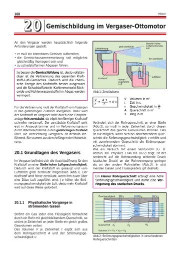 2200 Gemischbildung im Vergaser-Ottomotor - Westermann