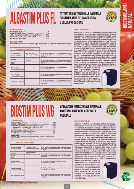 CATALOGO LIQUIDI BIOCHEMICAL 2016