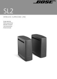 SL2 Wireless Surround  Link. - Bose