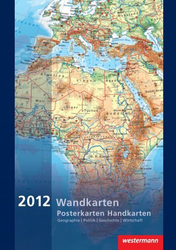 Wandkarten Geographie â€“ Deutschland - Westermann