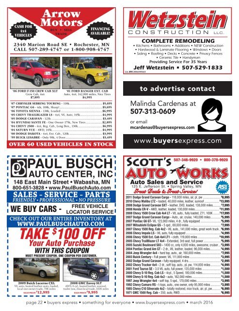 Buyers Express - Rochester Edition - March 2016