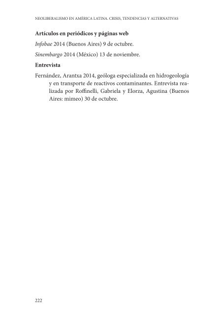 NEOLIBERALISMO EN AMÉRICA LATINA CRISIS TENDENCIAS Y ALTERNATIVAS