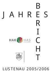 Jahresbericht Schuljahr 2004/2005