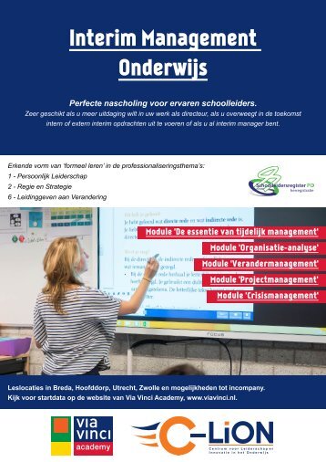 Interim Management Onderwijs