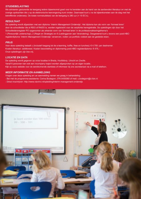 Interim Management Onderwijs