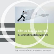 Hilfen und Tipps zum Güterstand