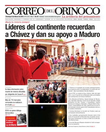 Líderes del continente recuerdan a Chávez y dan su apoyo a Maduro