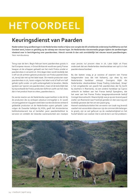 Medium / Jaargang 26 / #02 / April 2013