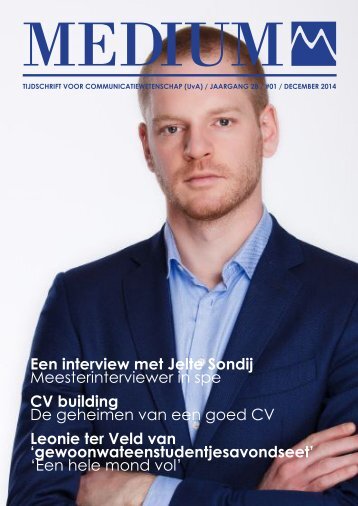 Medium / Jaargang 28 / #01 / DECEMBER 2014